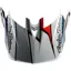 Troy Lee D4 Helmet Visor - Frames White/Silver