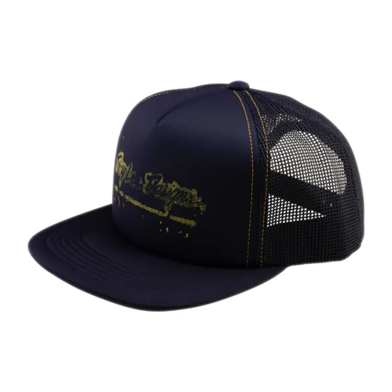 Troy Lee Designs Trucker Snapback Cap - Repeat Indigo