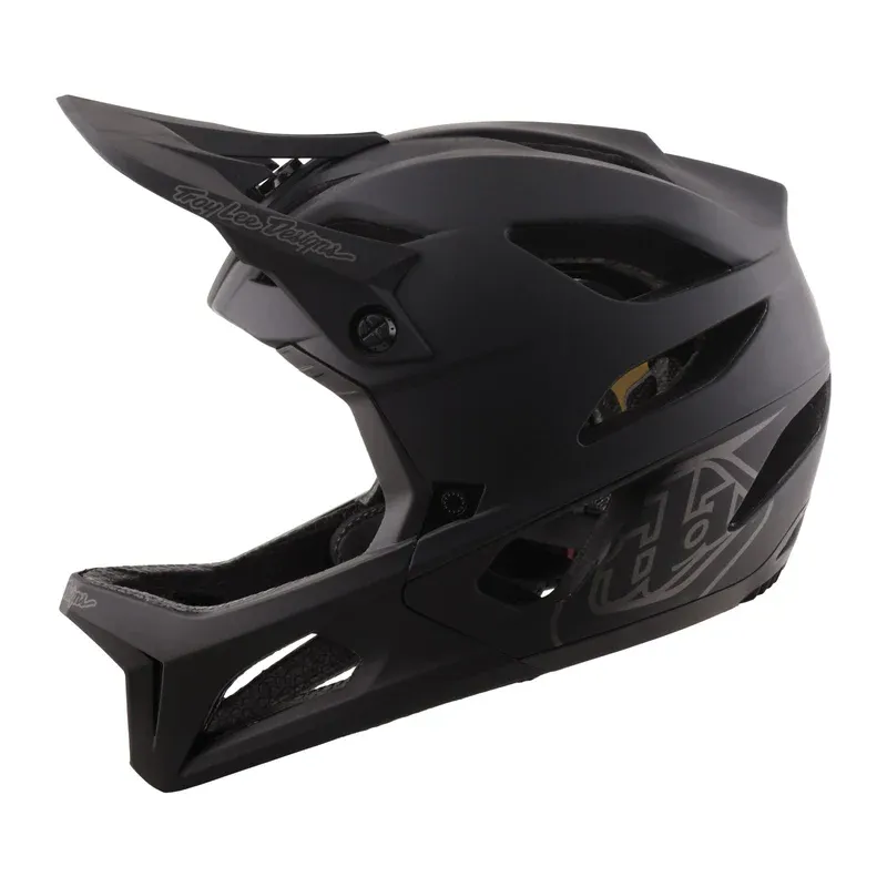 Troy Lee Designs Stage MIPS Full Face Helmet - Black-2