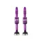 E-Thirteen Quick Fill Presta Tubeless Valves 16-24mm Depth Rims - Eggplant