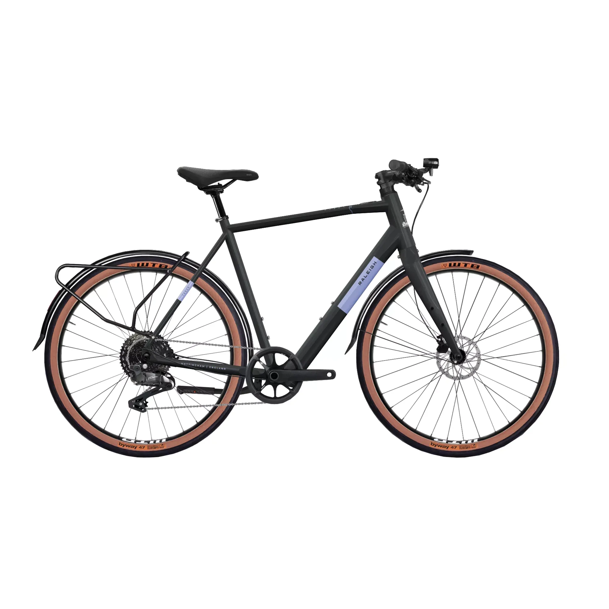 Raleigh Trace 2026 Electric Hybrid Bike - Midnight Black Raleigh Trace 2026 Electric Hybrid Bike - Midnight Black