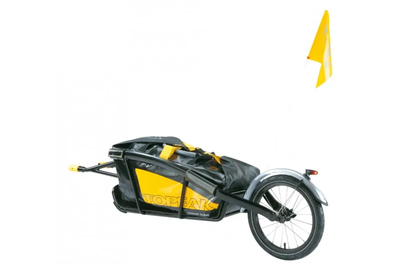 Topeak Journey Trailer and DryBag - Black/Yellow - QR Axle