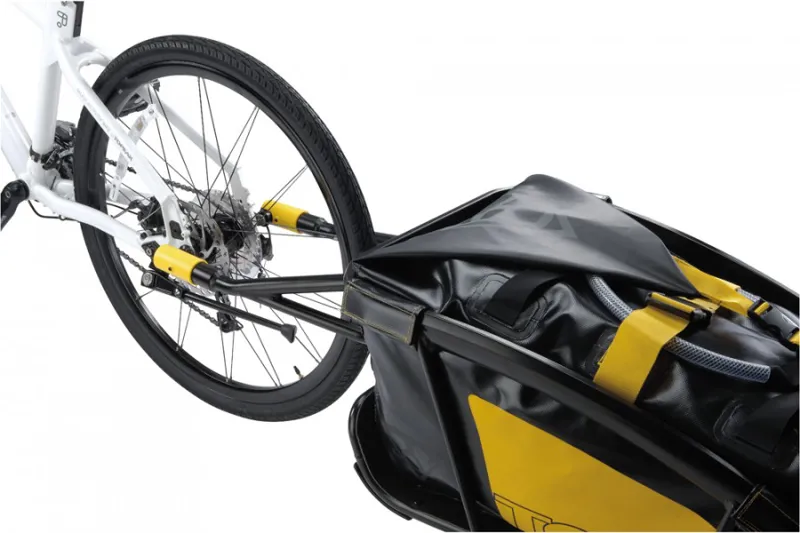 Topeak Journey Trailer and DryBag - Black/Yellow - QR Axle-1