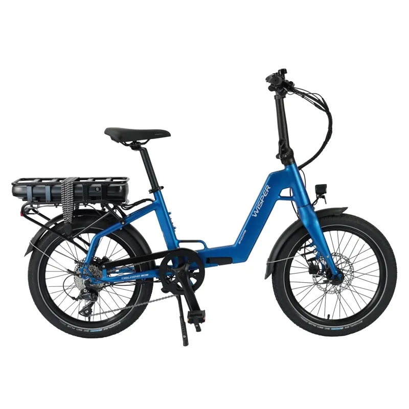 Wisper Tailwind 806 Encore 720W Electric Folding Bike - Blue