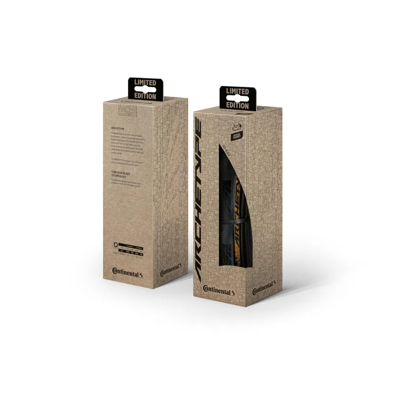Continental Archetype Foldable 700x30c TDF 25 Road Tyre - Black-1