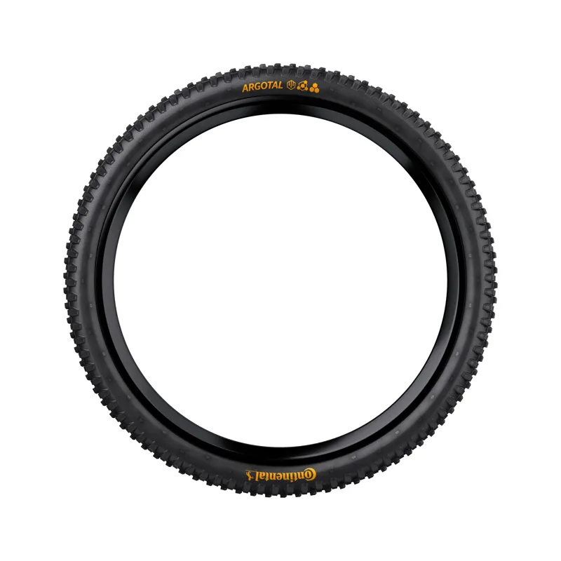 Continental Argotal Supersoft Compound Foldable Downhill Tyre - 27.5x2.40 - Black-2