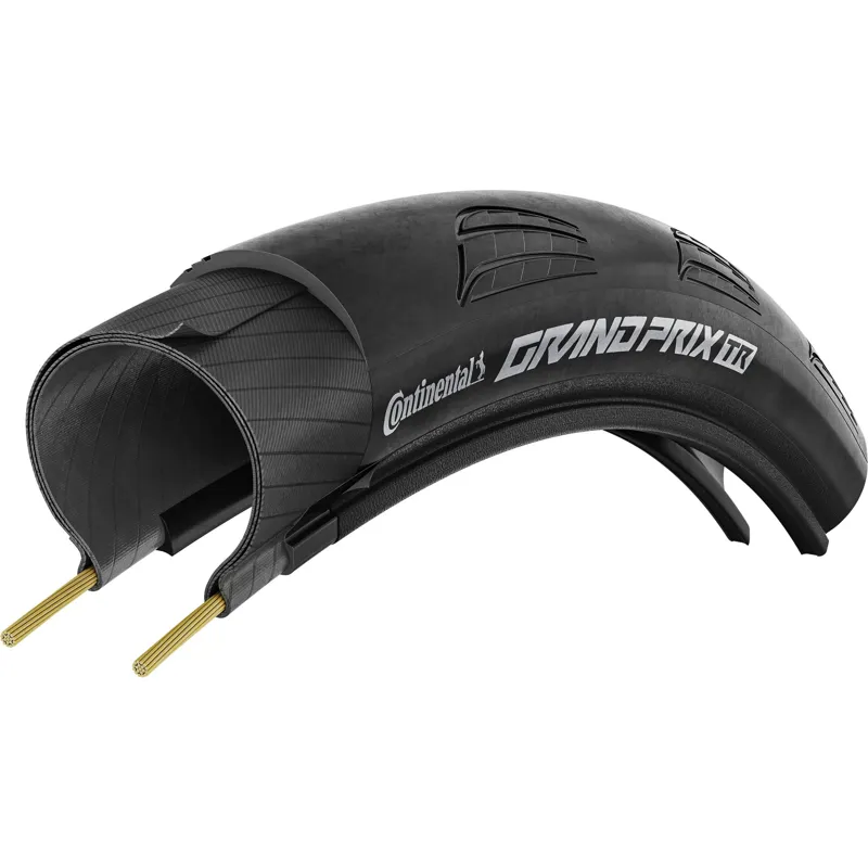 Continental Grand Prix TR 700c Clincher Road Tyre - Black/Black-1
