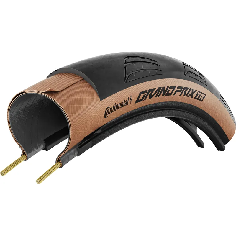 Continental Grand Prix TR 700c Clincher Road Tyre - Black/Transparent-1