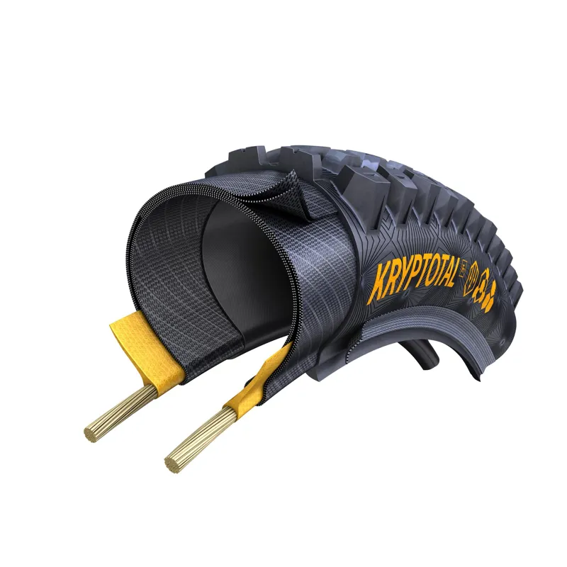 Continental Kryptotal Soft Compound Foldable Rear Downhill Tyre - Black-3