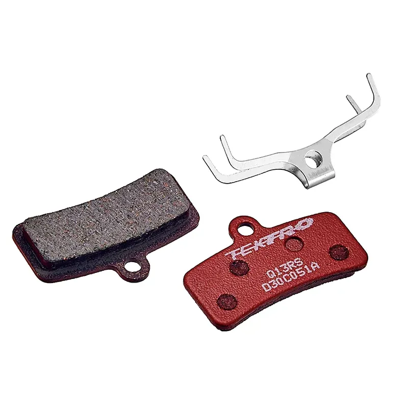 Tektro Q13RS 4 Piston Thick Red 5mm Disc Brake Pads