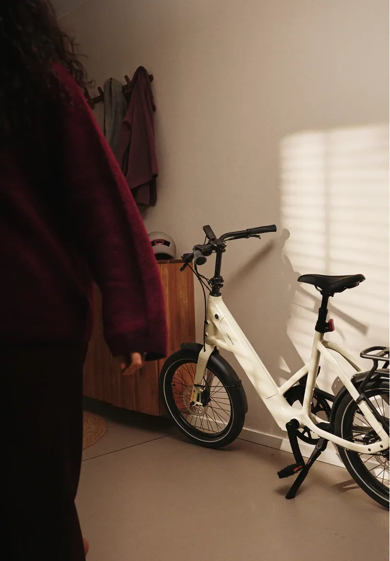 Tenways CGO Compact 500wh 2026 Electric Hybrid Bike - Sandstone Biege-6