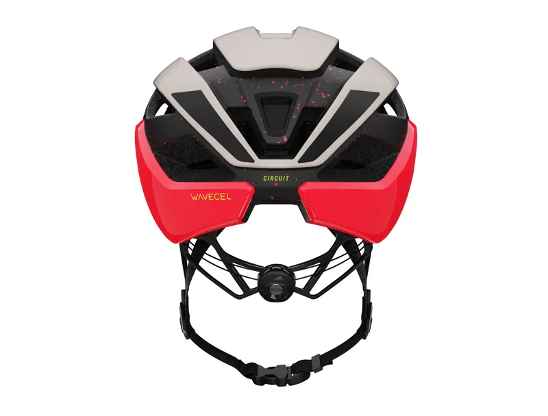 Trek Circuit WaveCel Road Helmet - Era White/Coral-1
