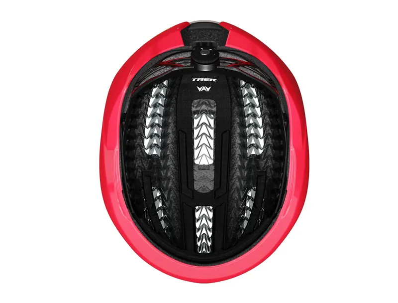 Trek Circuit WaveCel Road Helmet - Era White/Coral-2
