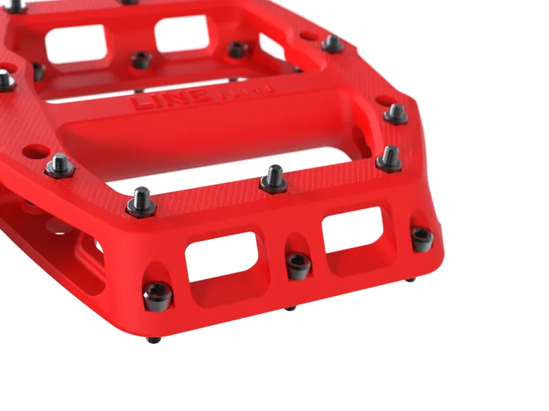 Trek Line Elite Flat MTB Pedals - Red-1