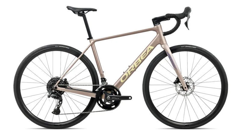Orbea Avant H50 2027 Endurance Road Bike - Golden White/Smooth Silver