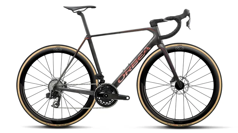 Orbea Orca M21e LTD PWR 2027 Carbon Road Bike - Diamond Carbon/Sunset