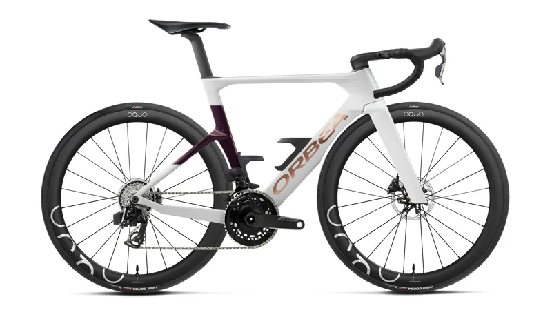 Oebea Orca Aero M21e LTD 2027 Carbon Road Bike - Golden Off White