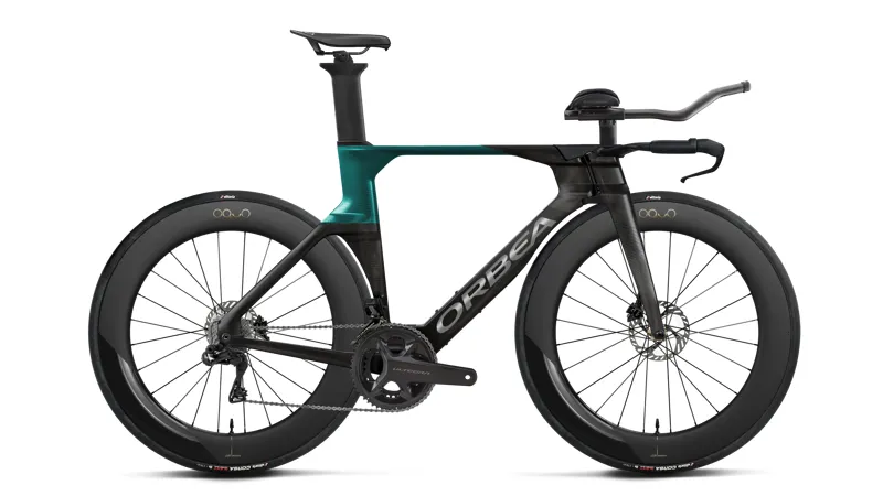 Orbea Ordu M20i LTD 2027 Carbon Triathlon Bike - Diamond Carbon/Green