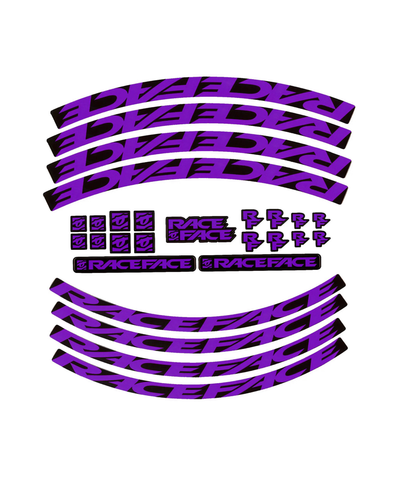 Race Face Wheel Decal Kit - Purple