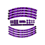 Race Face Wheel Decal Kit - Purple