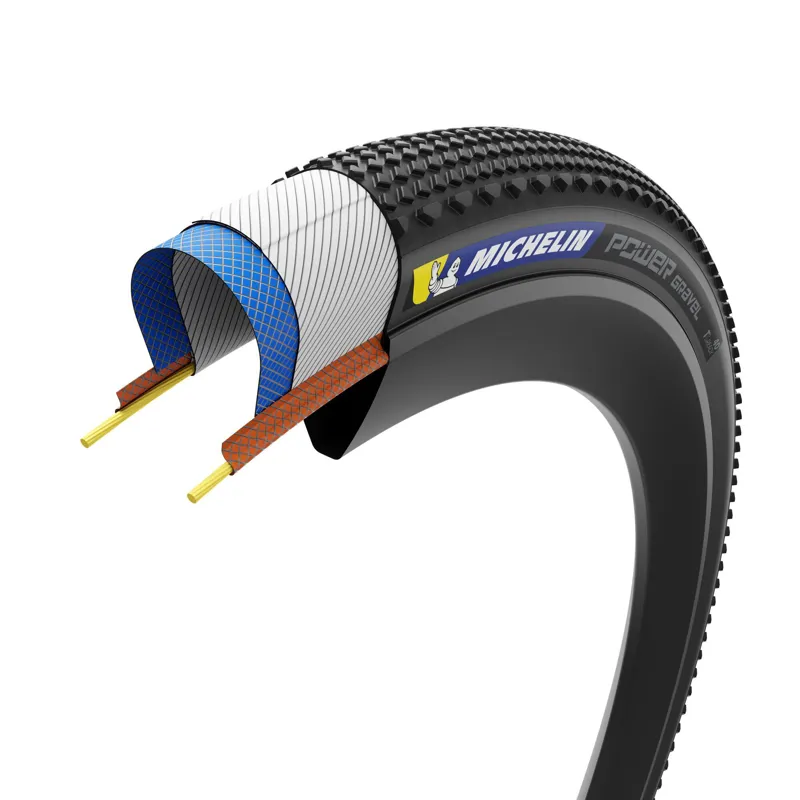 Michelin Power Gravel Folding Tyre - Black-1