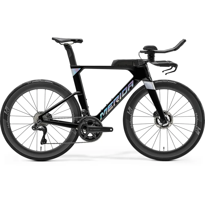 Merida Time Warp Limited 2025 Carbon Triathlon Bike - Black