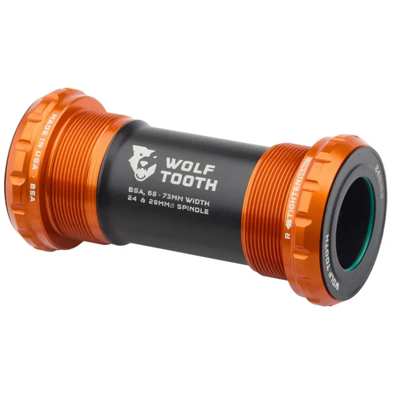 Wolf Tooth BSA Bottom Bracket - Orange