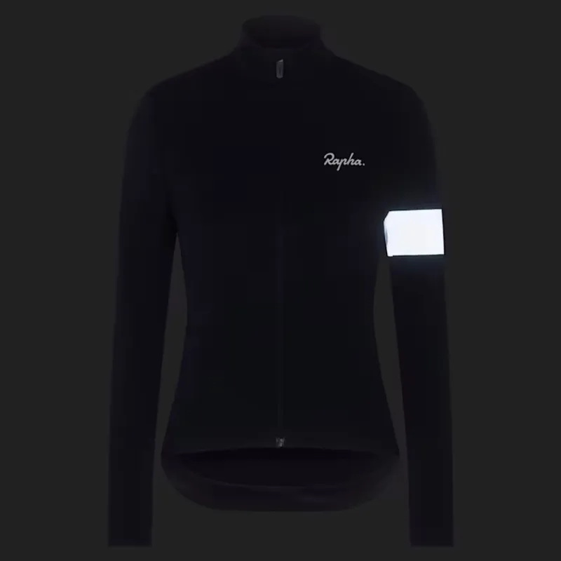 Rapha Core Women's Winter Jacket - Black/White-4