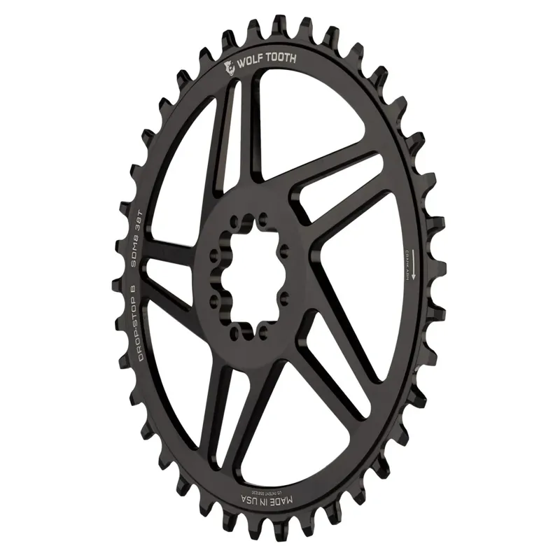Wolf Tooth Direct Mount Round SRAM 8-Bolt Chainring - 45mm Drop Stop B-1