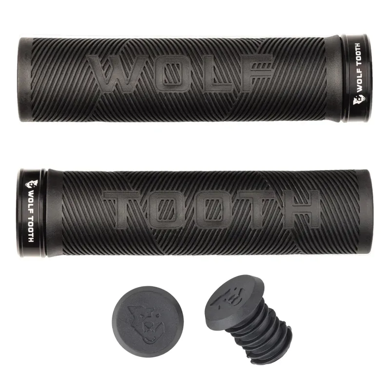 Wolf Tooth Echo Lock-On Grips - Black/Black