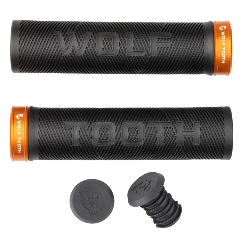 Wolf Tooth Echo Lock-On Grips - Black/Orange