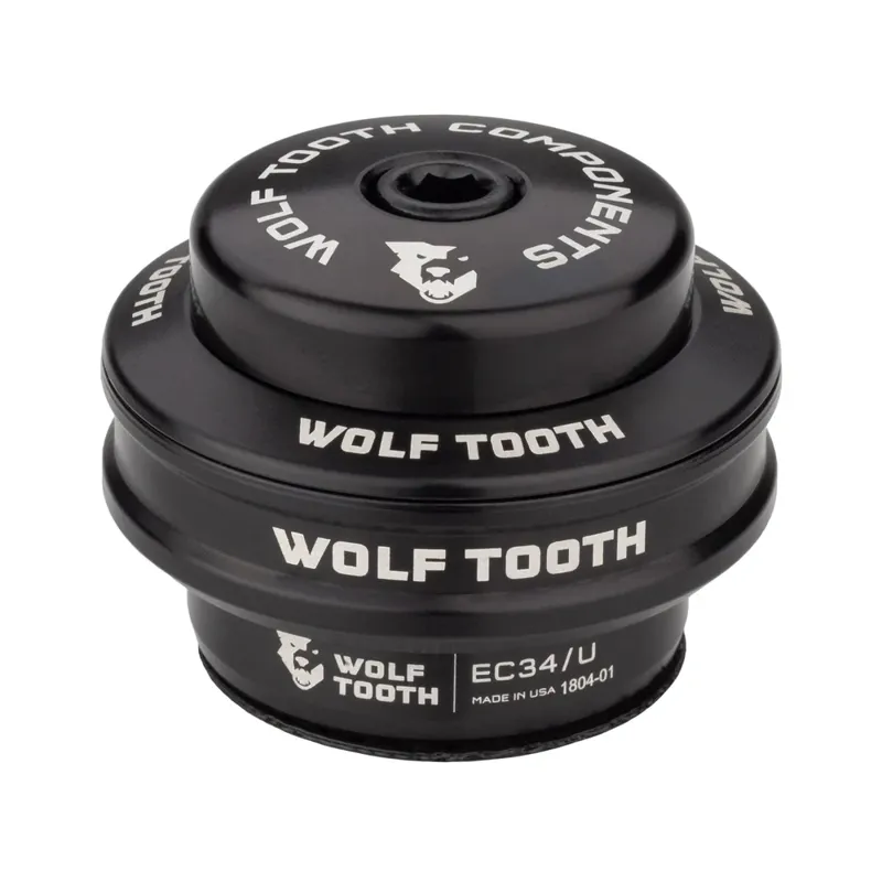 Wolf Tooth Performance External Upper EC34/28. 6 Cup Headset - Black