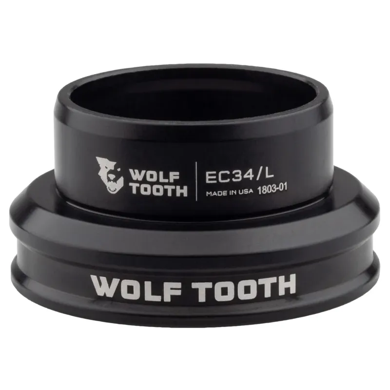 Wolf Tooth Performance External Lower Cup Headset - Black-1