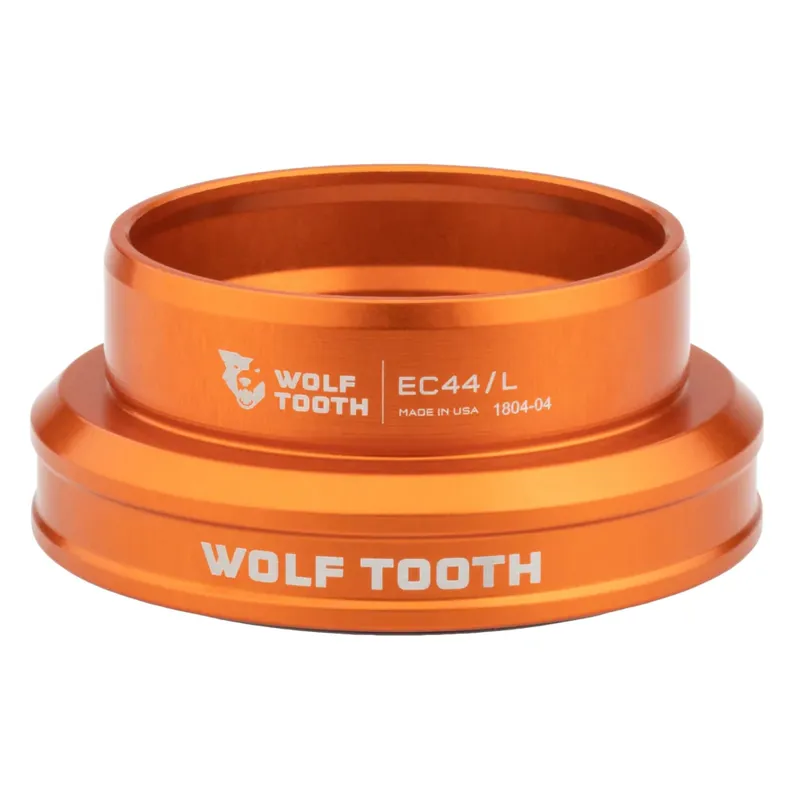Wolf Tooth Performance External Lower Cup Headset - Orange