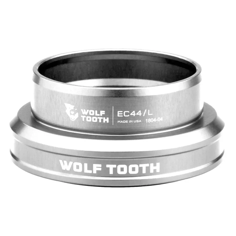 Wolf Tooth Performance External Lower Cup Headset - Raw Silver