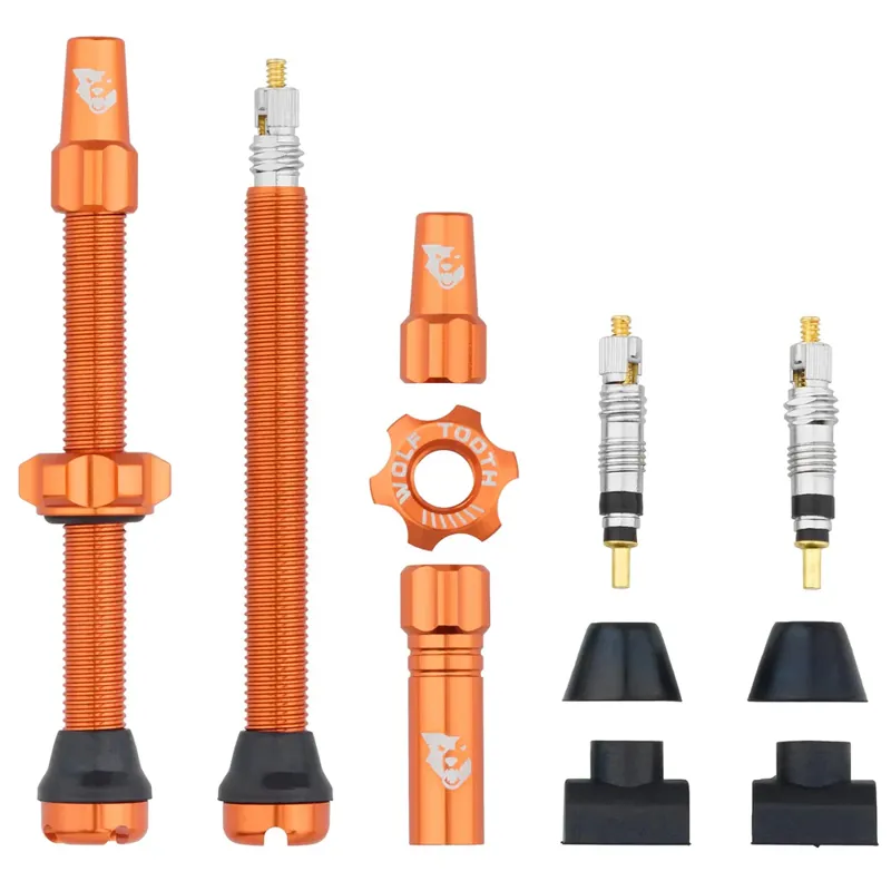 Wolf Tooth Tubeless Valve Stems - Orange