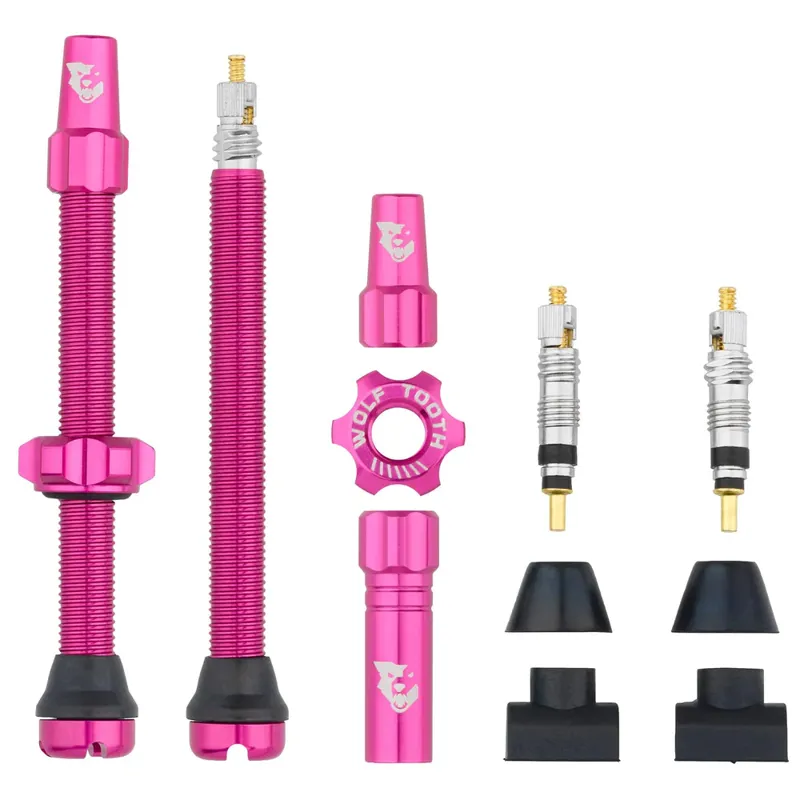 Wolf Tooth Tubeless Valve Stems - Pink
