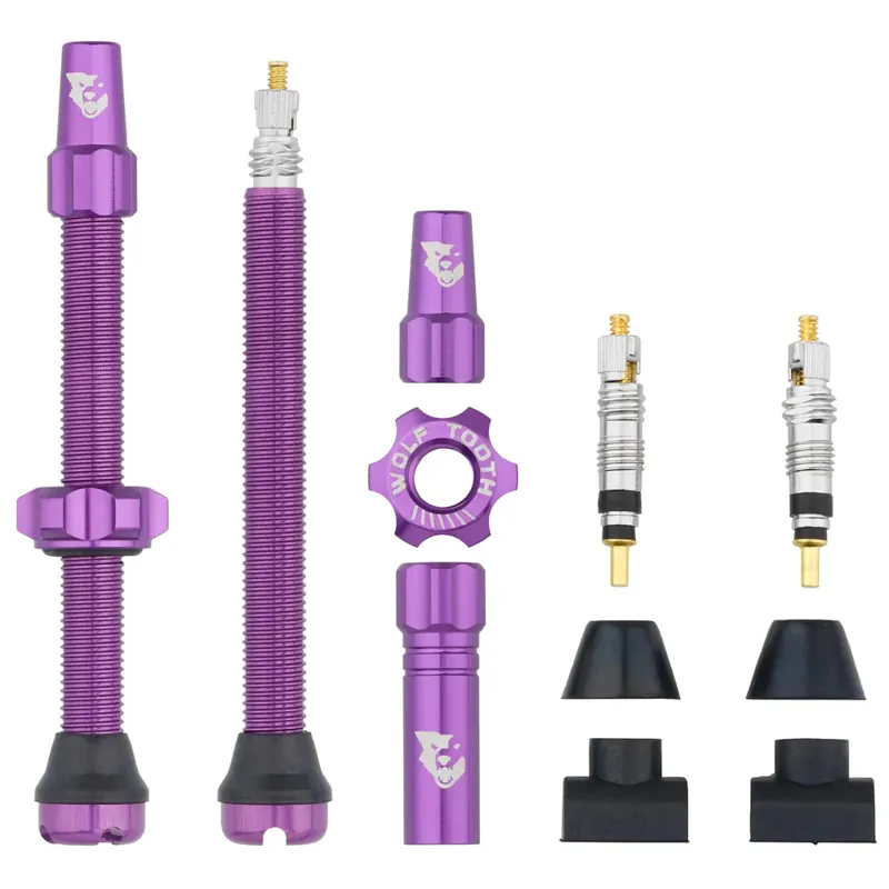 Wolf Tooth Tubeless Valve Stems - Purple