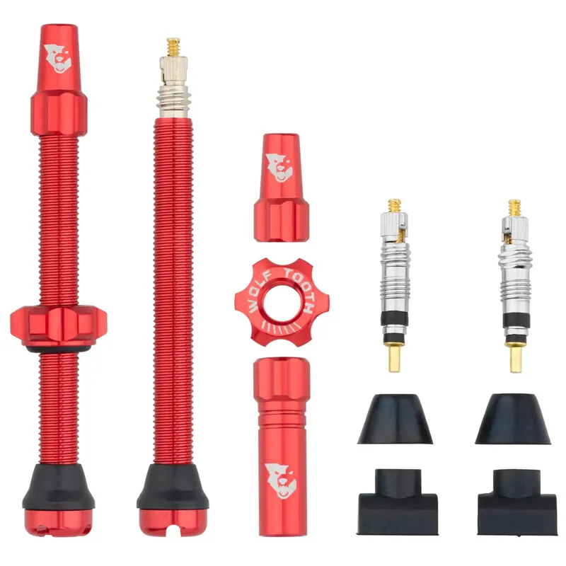 Wolf Tooth Tubeless Valve Stems - Red