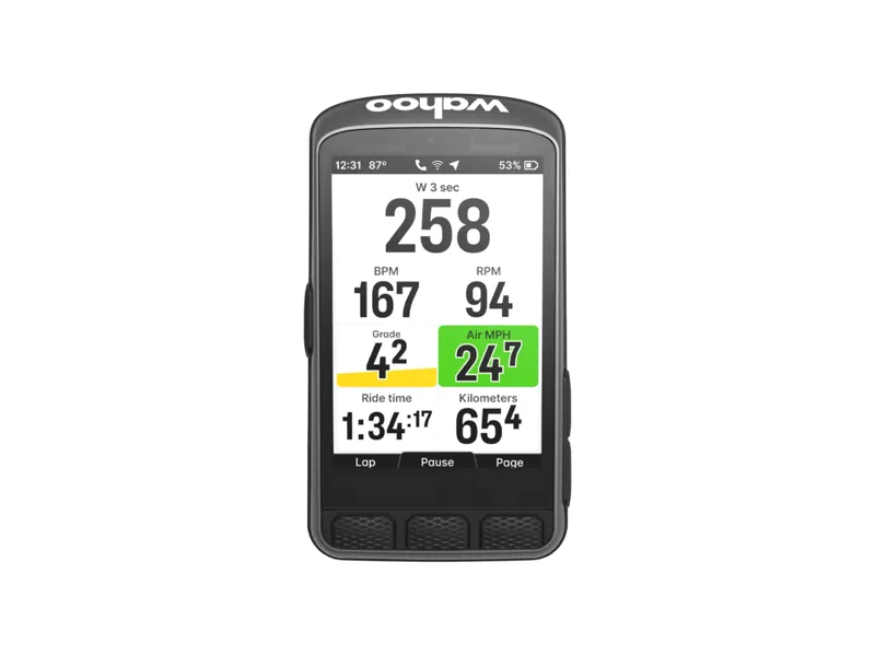 Wahoo Fitness Element Ace GPS Cycling Computer - Black