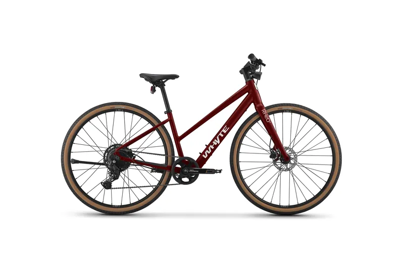 Whyte RHeO 2 ST 2025 Electric Hybrid Bike - Cherry/Nardo Grey