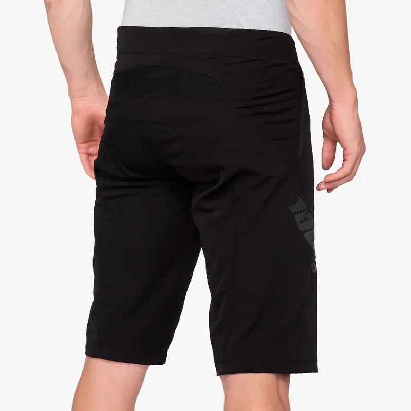 100 Percent Airmatic Men's Baggy Shorts - Black-1