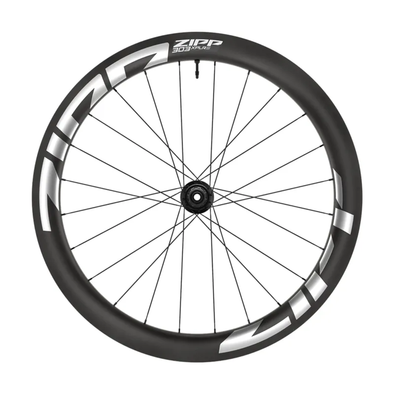 Zipp 303 XPLR S Carbon B1 700c Gravel Front Wheel - White Graphic