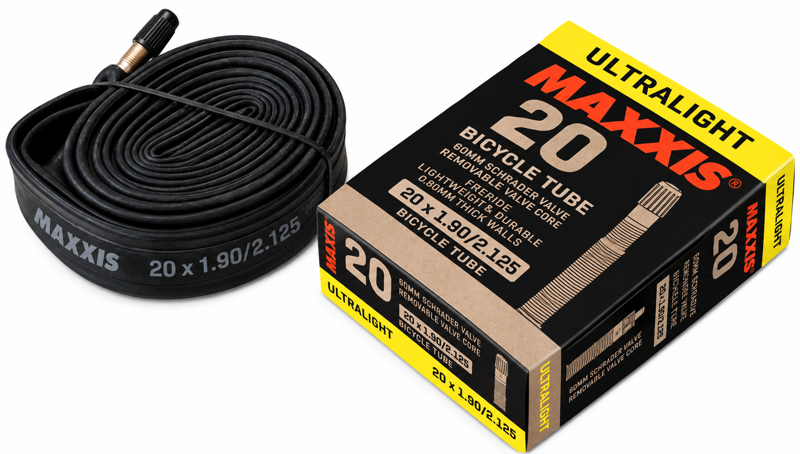 Maxxis Ultralight 20 x 1.90 - 2.125 inch Inner Tube - Schrader