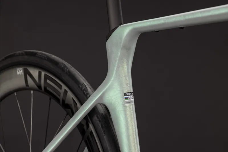 Cube Agree C:62 SLT 2027 Carbon Road Bike - Stormyopal/Black-6