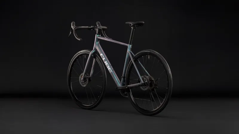 Cube Attain Race 2027 Endurance Road Bike - Smaragdgrey/White-10