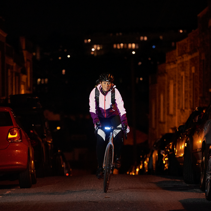 Altura Nightvision Thunderstorm Womens Jacket - Purple/Pink Reflective-2