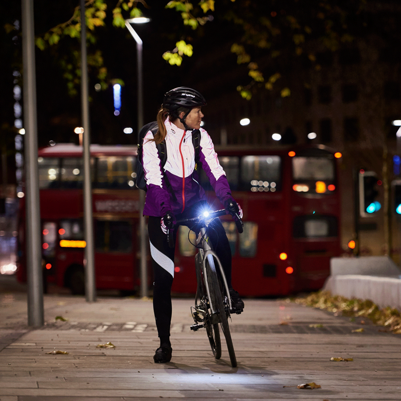 Altura Nightvision Thunderstorm Womens Jacket - Purple/Pink Reflective-3