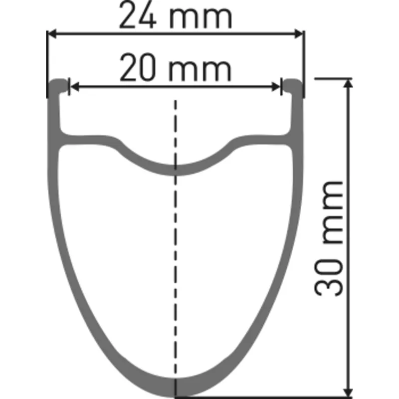 Dt Swiss T 1800 30mm Clincher 700c Rear Track Wheel - Black-2