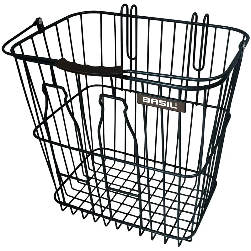  Basil Memories Bottle Rear Basket - Black